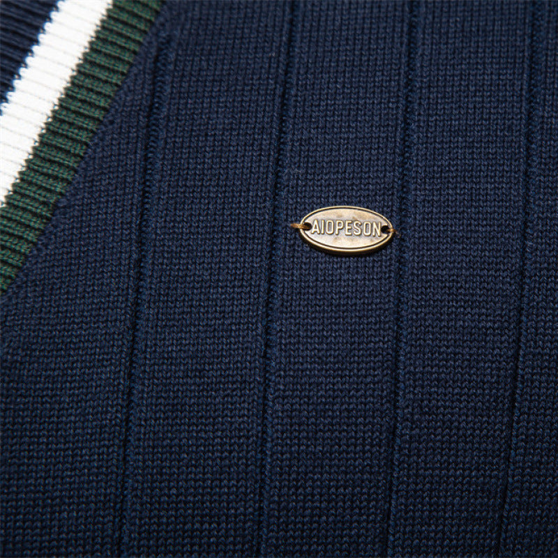 Mens Cashmere Short Sleeve Sweater