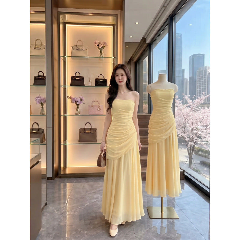 Elegant One-Shoulder Bodycon Long Dress