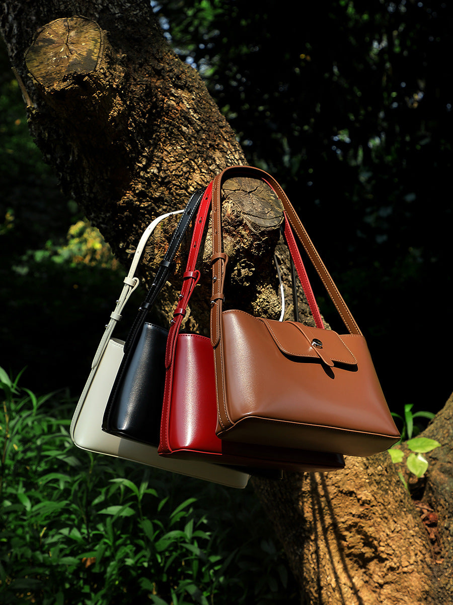 Genuine Leather Women Handbag Shoulder Bag