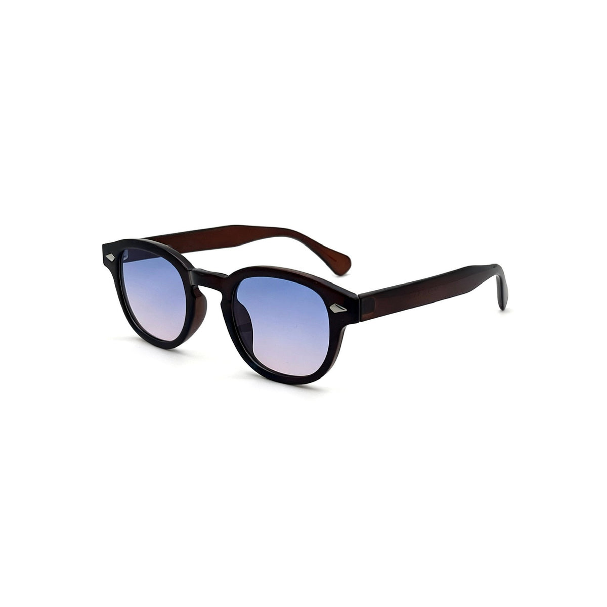 Retro Round Frame Sunglasses UV400 Protection