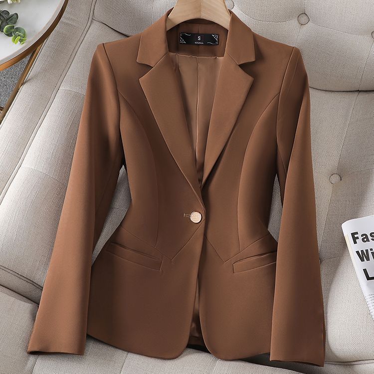 Elegant Waist-Cinching Blazer Jacket