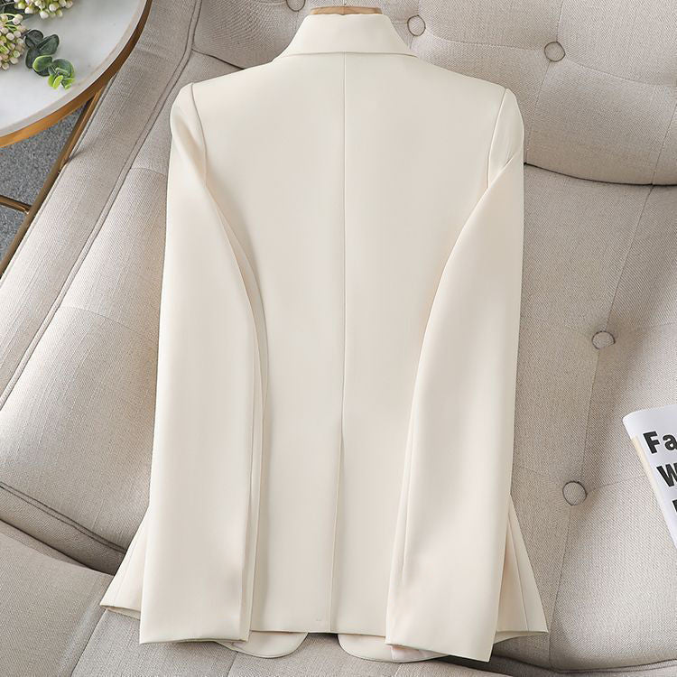 Elegant Waist-Cinching Blazer Jacket