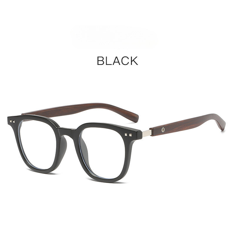 Wood grain leg rice nail sunglasses