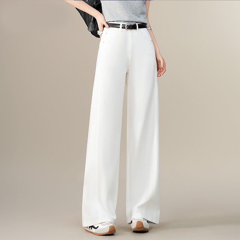 Loose Wide-Leg High-Waist Jeans for Women
