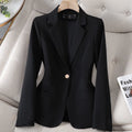 Elegant Waist-Cinching Blazer Jacket