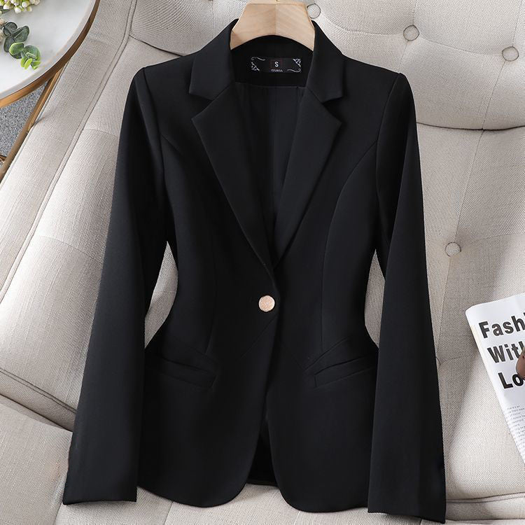 Elegant Waist-Cinching Blazer Jacket