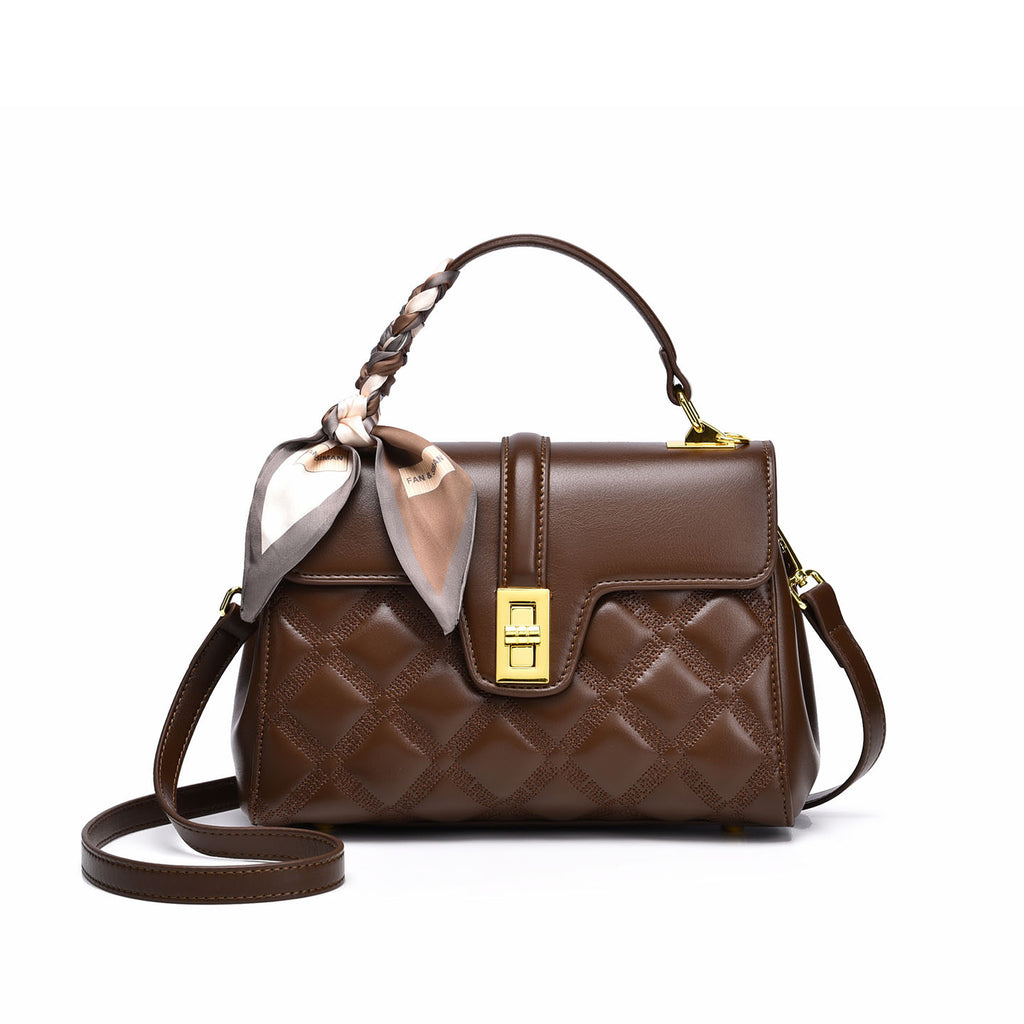 Elegant Women's PU Leather Shoulder Handbag