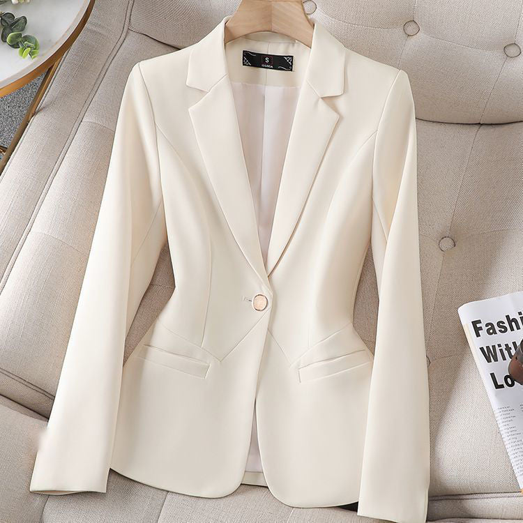 Elegant Waist-Cinching Blazer Jacket