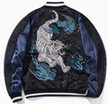 Embroidered Corduroy Baseball Jacket