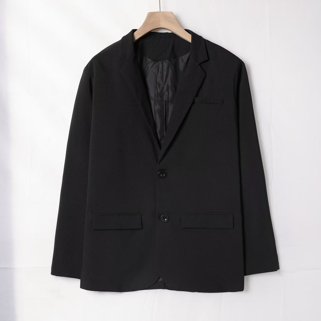 Mens Casual Blazer Lightweight Korean Style Jacket